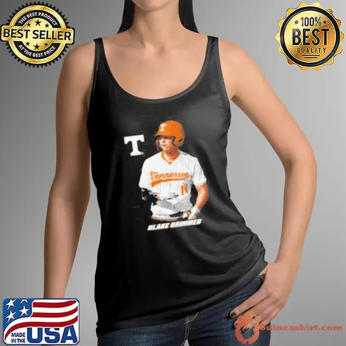 Blake Grimmer Tennessee Vols Baseball NCAA Division I 2025 Tank Top