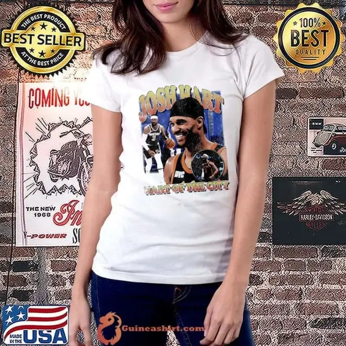 Josh Hart Hart of of the city New York Knicks graphic Ladiestee