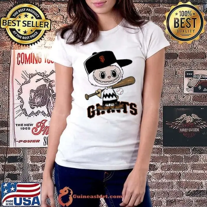 Labubu Charlie Brown San Francisco Giants Ladiestee