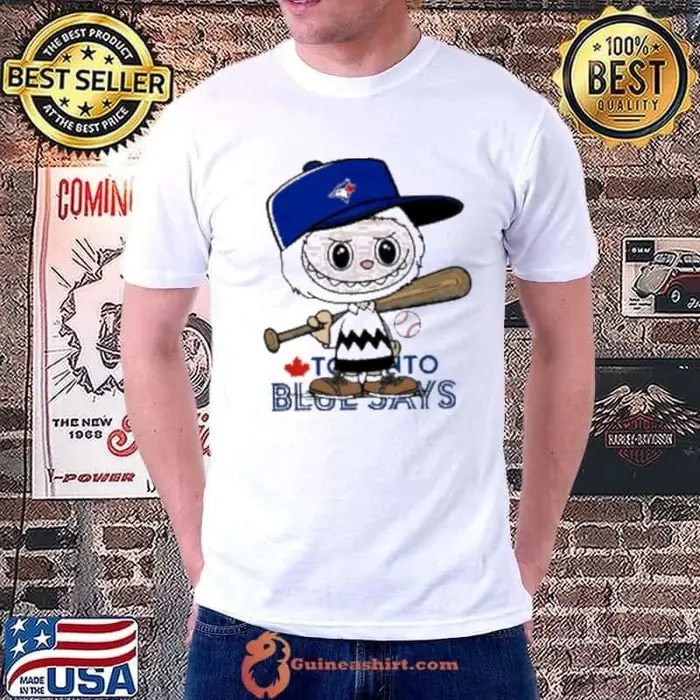 Labubu Charlie Brown Toronto Blue Jays Unisex