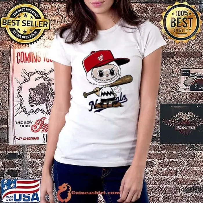 Labubu Charlie Brown Washington Nationals Ladiestee