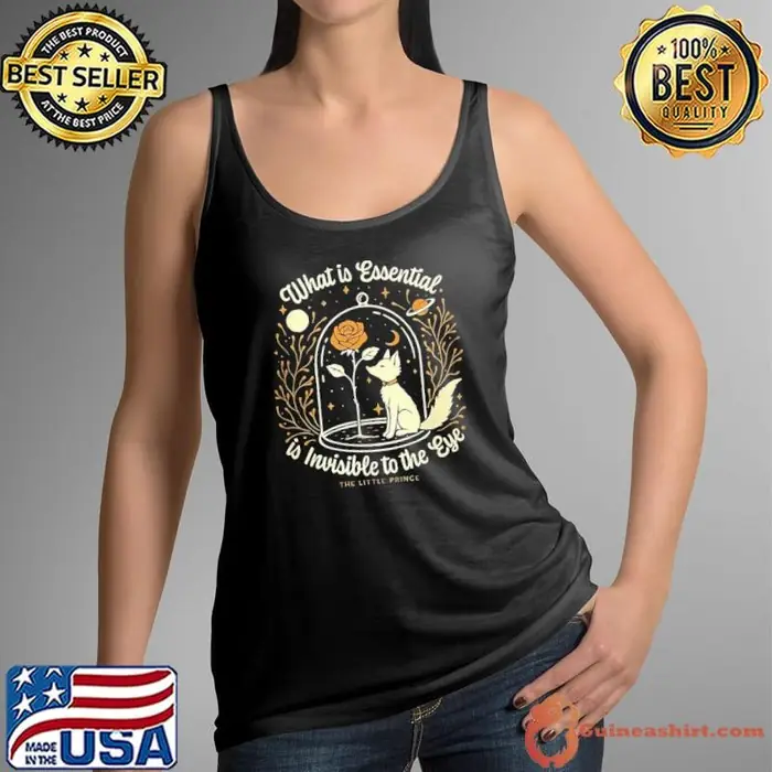 Le Petit Prince The Little Prince what is essential is invisible to the eye Tank Top