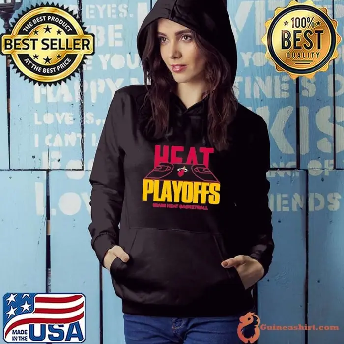 Miami Heat basketball court NBA playoffs Hoodie