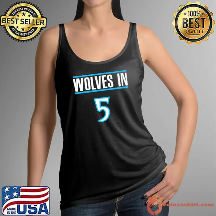 Minnesota Timberwolves Anthony Edwards Wolves in 5 Tank Top