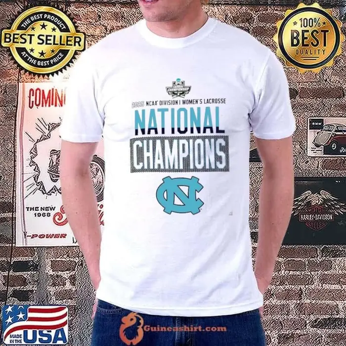 North Carolina Tar Heels 2025 NCAA DI women’s Lacrosse National Champions logo Unisex