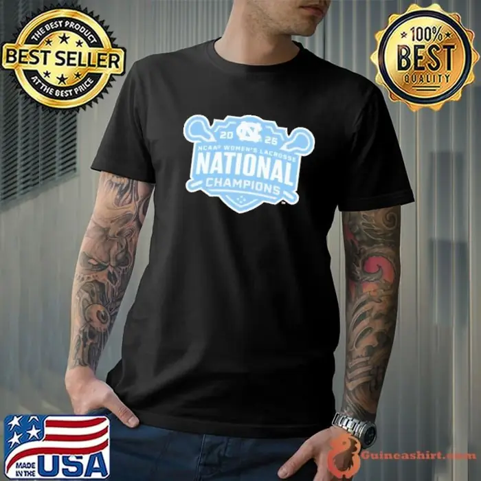 North Carolina Tar Heels 2025 NCAA women’s Lacrosse National Champions logo Unisex