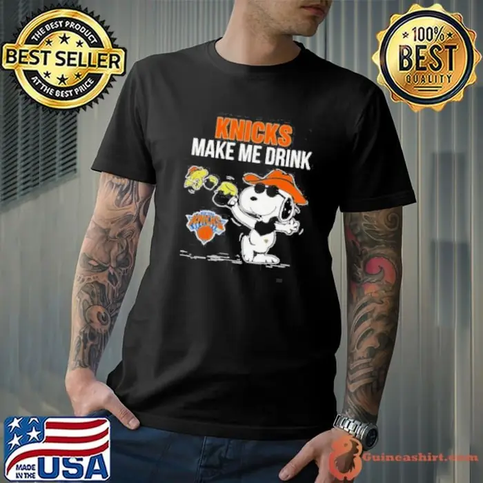 Snoopy And Woodstock New York Knicks Make Me Drink Unisex