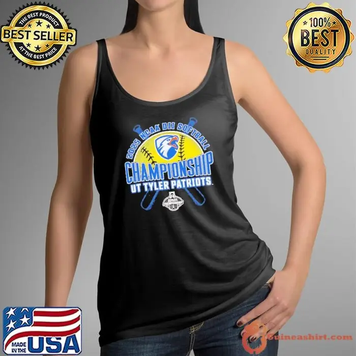 UT Tyler Patriots NCAA Division II Softball Championship 2025 Tank Top
