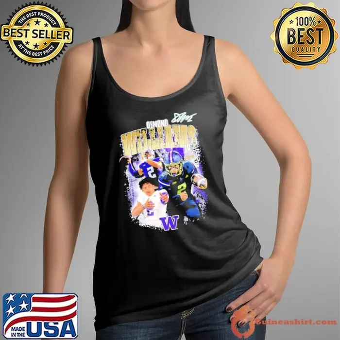 Washington Huskies Demond Williams Jr. signature Tank Top
