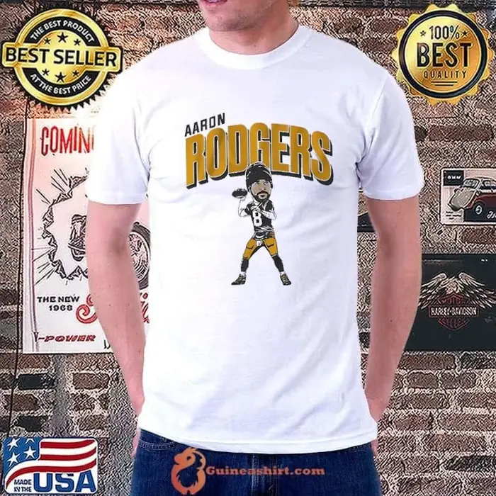 Aaron Rodgers Pittsburgh Steelers NFL football player caricature Unisex