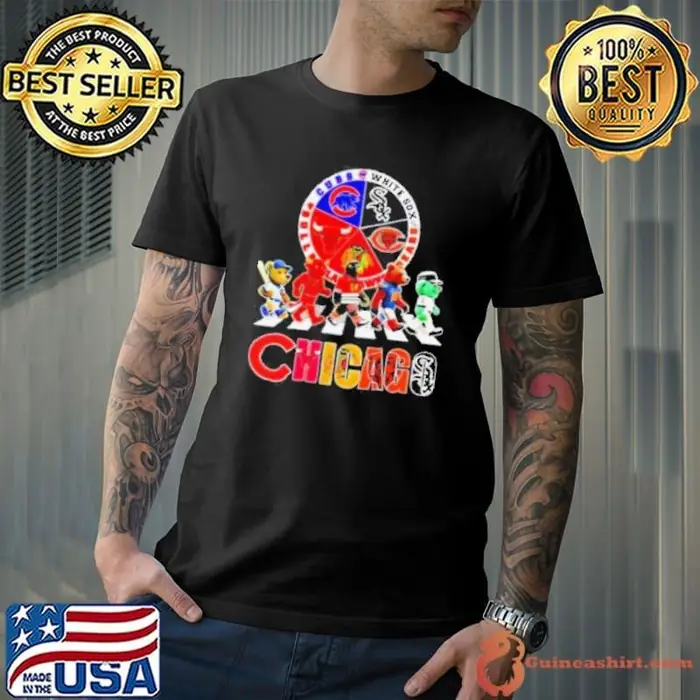 Chicago sports team mascots abbey road signature Unisex