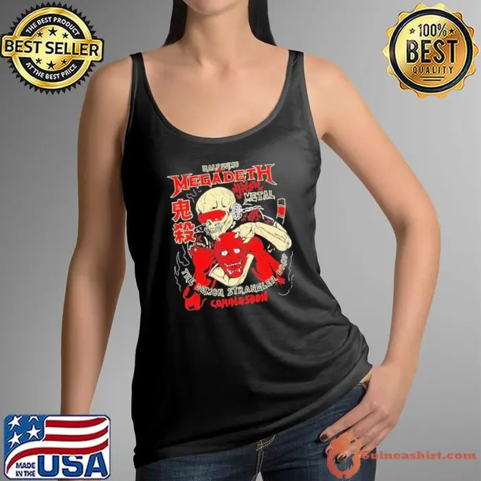 Megadeth x Half Sumo x Jiu Jitsu x Metal The Demon Strangler Drop Tank Top