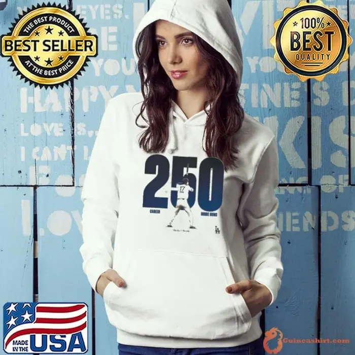 Shohei Ohtani 250 Career Home Runs Los Angeles Dodgers MLB 2025 Hoodie