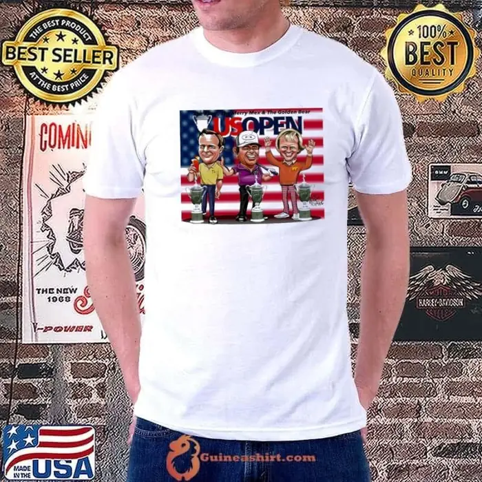 US Open Champion The King The Merry Mex and The Golden Bear Usa Flag Unisex